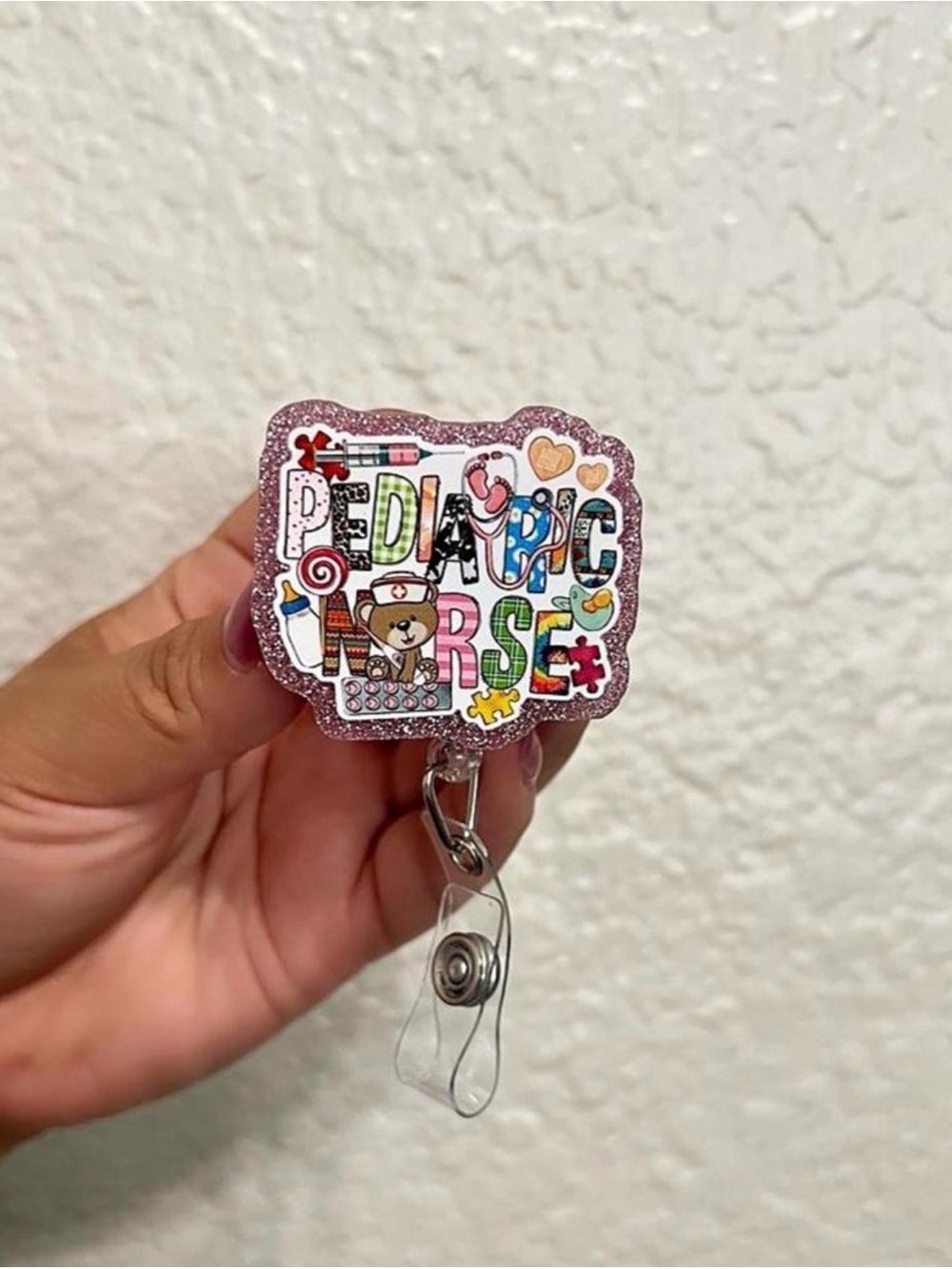Pediatric Nurse Retractable Badge Reel